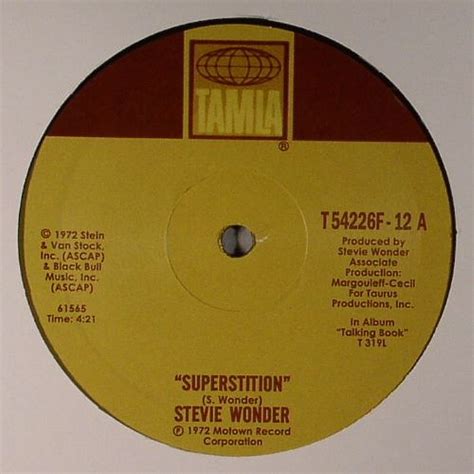 Stevie WONDER - Superstition Vinyl at Juno Records.