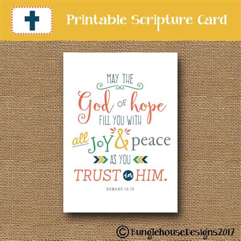 Bible Verse Encouragement Card Printable Christian Greeting - Etsy