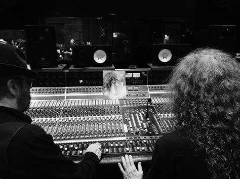 Fleetwood Mac News: Photo: Dave Stewart and Waddy Wachtel at the mixing desk working on new ...