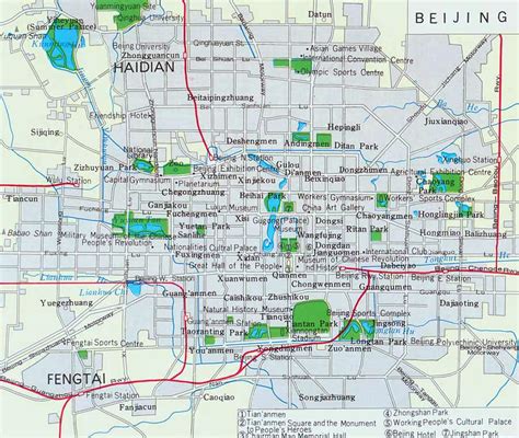 Beijing City Map, Beijing Map - Beijing Travel Guide