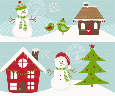 Christmas scene clipart 20 free Cliparts | Download images on Clipground 2024