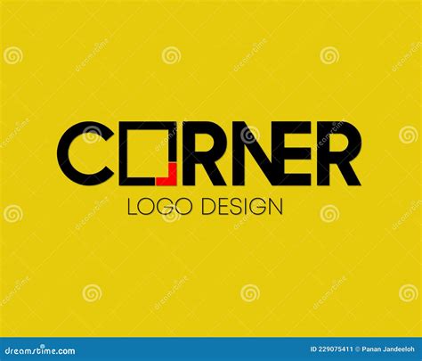 Corner Logo Template Design Vector Stock Vector - Illustration of ...