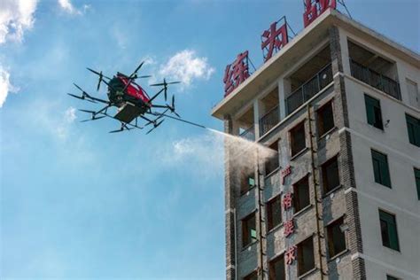 EHang launches autonomous firefighter for high-rise buildings - Smart Cities World