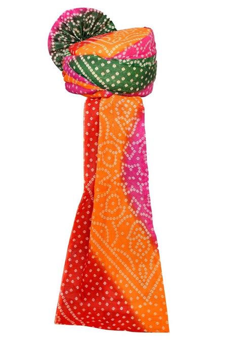 Printed Multicolor Rajasthani Turban at Rs 140 in New Delhi | ID: 2849424169897