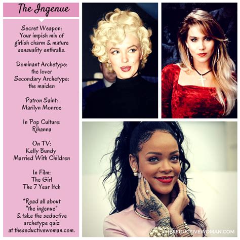 13 Feminine Seduction Archetypes: The "Ingenue" - The Seductive Woman | Seductive women ...