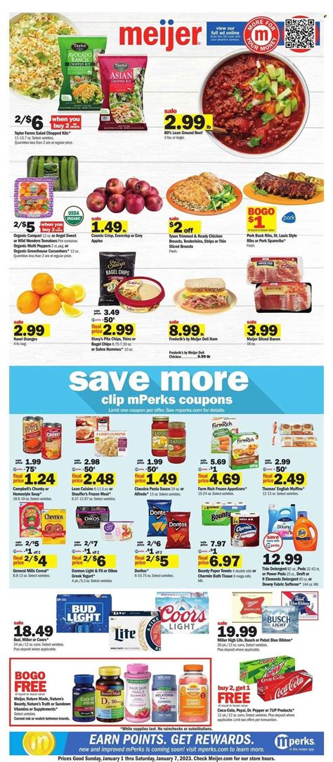 Meijer (MI) Weekly Ad Flyer Specials January 1 to January 7, 2023