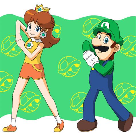 Luigi X Daisy by きりほし | Super Mario | Know Your Meme