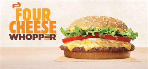 BK Debuts Whopper with Four Cheeses, That's Like Three More