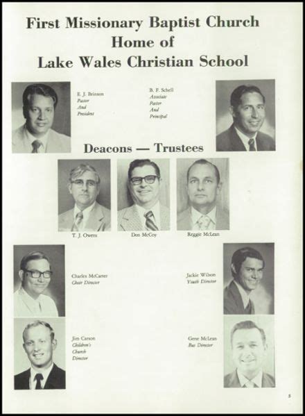 Explore 1973 Lake Wales Christian High School Yearbook, Lake Wales FL ...