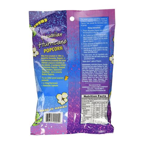 Hawaiian Hurricane Popcorn Mochi Crunch & Nori 6oz Bags - 4 Pack