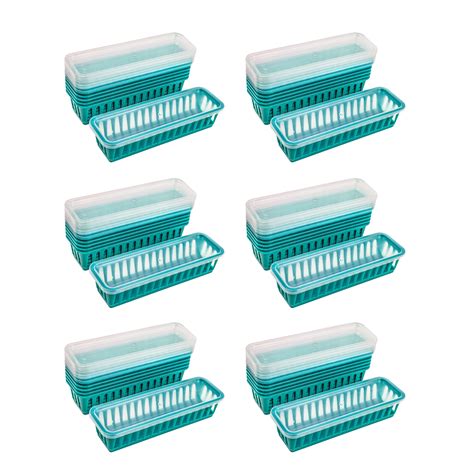 Pen+Gear Plastic Pencil Tray, Desktop Organizer, Emerald Green, Set of 6, 6-Pack, New - Walmart.com