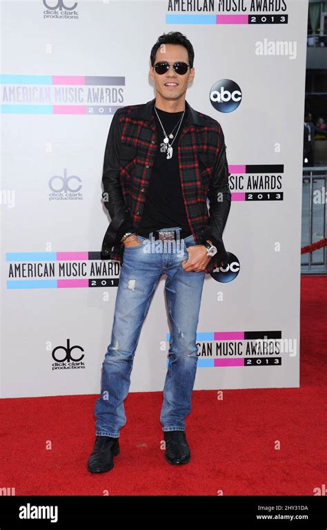 Marc Anthony attending the 2013 American Music Awards held at Nokia ...