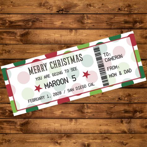 Ticket Template For Gift Free Easily Customize This Boarding Pass Template For Your Travel ...