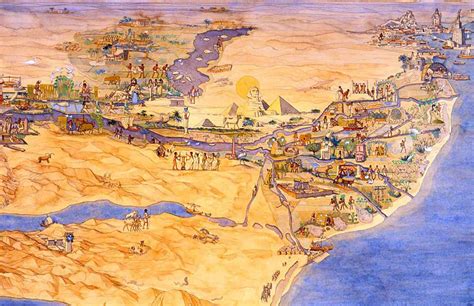 Egypt - Iconic map of the Nile Delta | AEGYPTUS | Pinterest | Ancient egypt