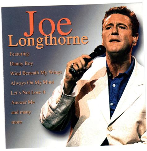 Joe Longthorne - Joe Longthorne (2001, CD) | Discogs