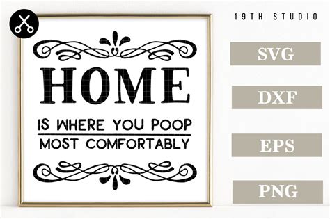 Funny Bathroom Signs SVG Bundle | M32 By 19TH STUDIO | TheHungryJPEG