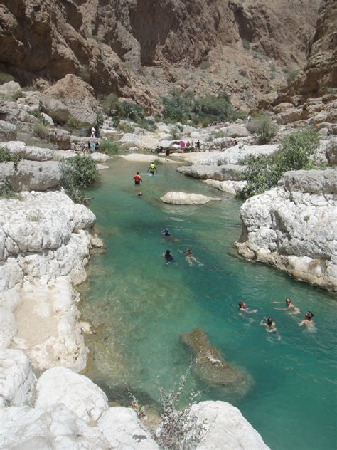 Muscat day trip to Wadi Shab. Swim and hike at the valley