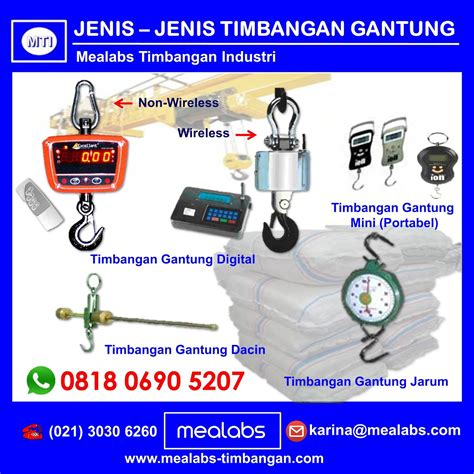 Jenis - Jenis Timbangan Gantung | Mealabs Timbangan Digital dan Analog