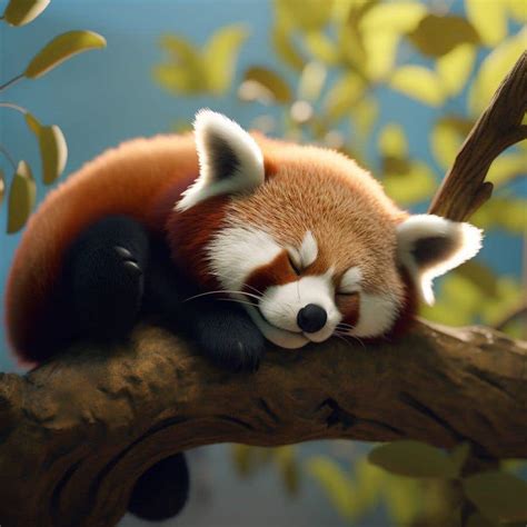 Entry #46 by harshit10226 for SLEEPING RED PANDA | Freelancer