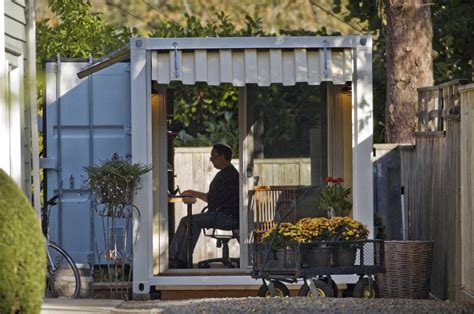 Backyard Shipping Container Office – TinyHouseDesign