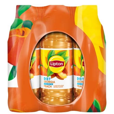 Lipton Diet Peach Iced Tea, 12 bottles / 16.9 fl oz - Fry’s Food Stores