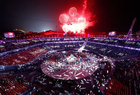 Stunning Photos Capture The 2018 Olympics' Closing Ceremony In All Its Glory | HuffPost