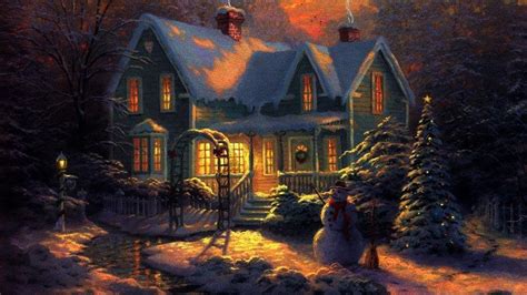 Christmas Cottage Wallpaper (64+ pictures)