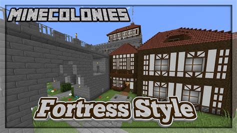 Fortress Style MineColonies Playthrough #2 - YouTube