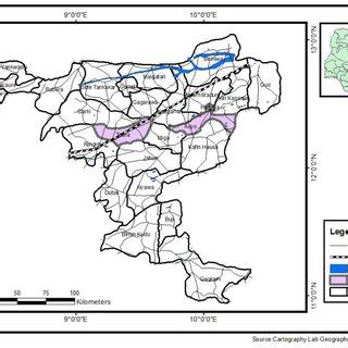 Map of Nigeria showing Jigawa State. | Download Scientific Diagram