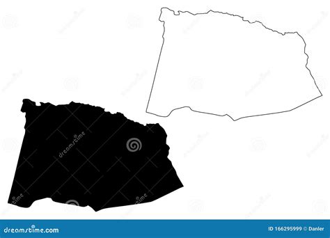 Saint Ann Parish Parishes of Jamaica, Middlesex County Map Vector ...