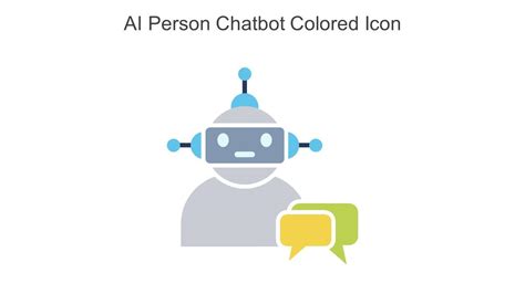 Ai Person Chatbot Colored Icon In Powerpoint Pptx Png And Editable Eps ...