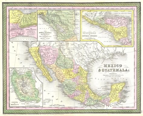 File:1850 Mitchell Map Of Mexico ^ Texas - Geographicus - Texas Map 1850 - Free Printable Maps