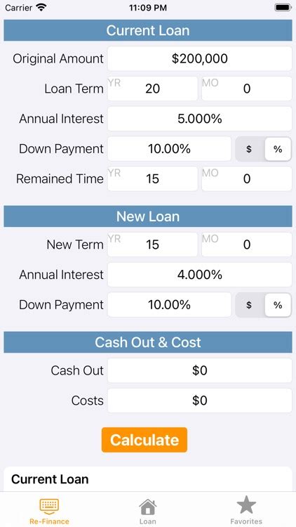 Refinance Home Loan Calculator by giang pham