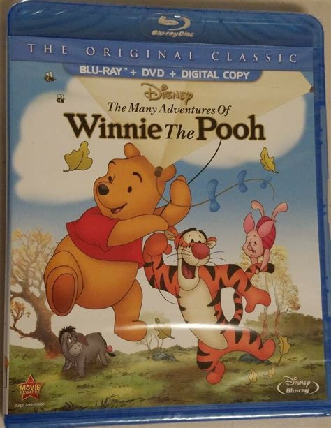 The Many Adventures of Winnie The Pooh Disney Blu-ray + DVD + Digital ...