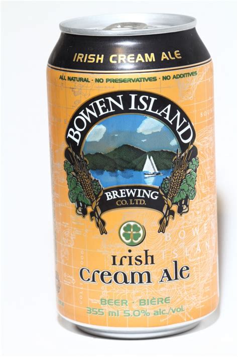 Bowen Island Brewing Co. – Irish Cream Ale | Beer Me British Columbia