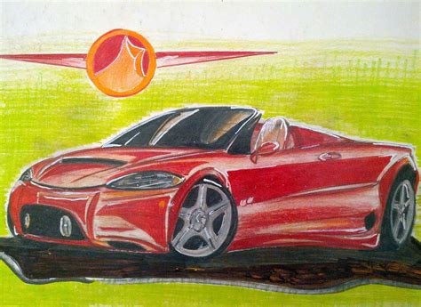 Classic Red Roadster Car Drawings, Roadsters, Classic, Red, Painting, Drawings Of Cars, Derby ...