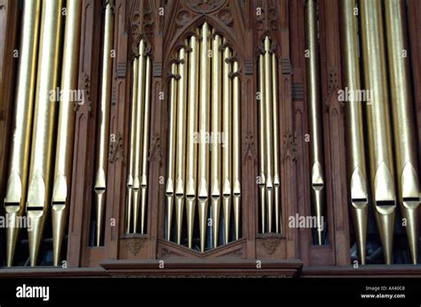 Organ Pipes Winchester Cathedral Hampshire Southern England UK Stock Photo: 1720519 - Alamy