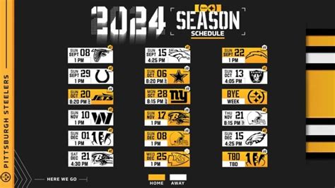 Steelers' 2024 Schedule 'Not Exactly How I Would Have Drawn It Up', Art ...