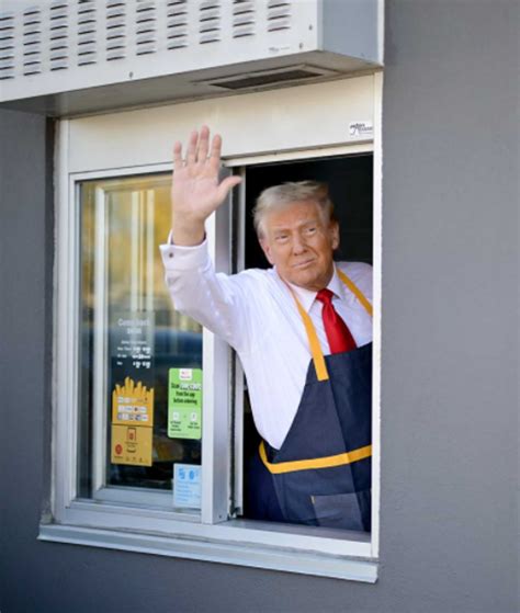 Watch: Trump Runs McDonald's Fryer, Driver-Thru Window In Pennsylvania | Schnecksville-Orefield ...