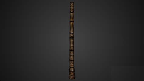 3D Game Ready Korean Traditional Instrument Danso Model - TurboSquid 2076770