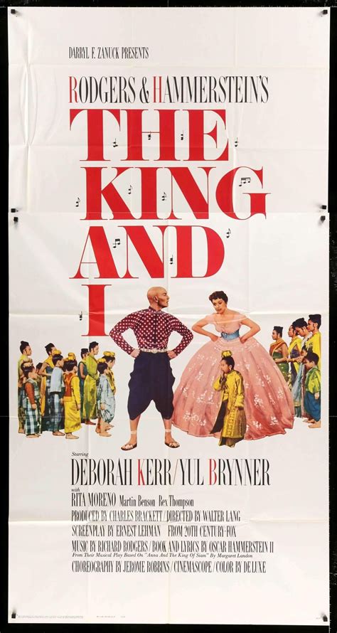 The King and I (1956) Original R65 Three-Sheet Movie Poster - Original Film Art - Vintage Movie ...