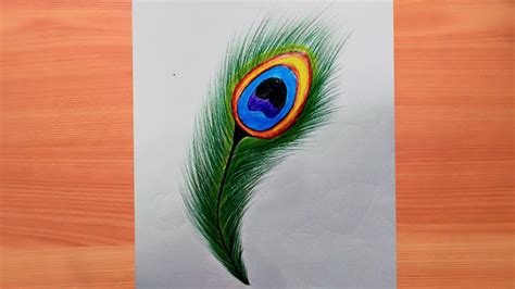 How To Draw A Peacock Feather / Yarn over (twice), insert hook in stitch, yarn over, draw yarn ...