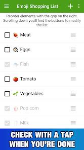 Emoji Grocery Shopping List - Apps on Google Play