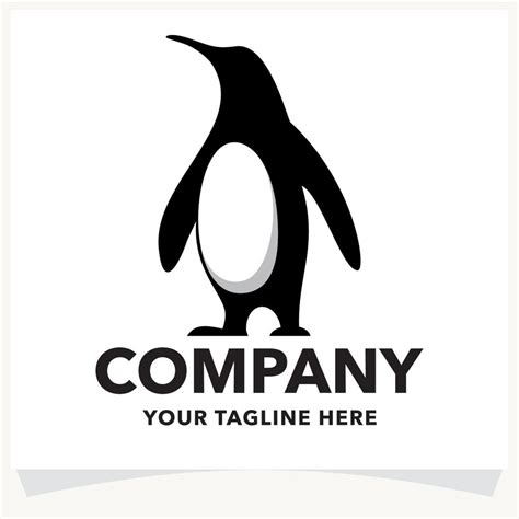 Penguin Logo Design Template 18973463 Vector Art at Vecteezy