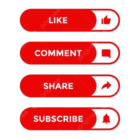 Like Comment Share And Subscribe Icon Vector Channel Subscription ...