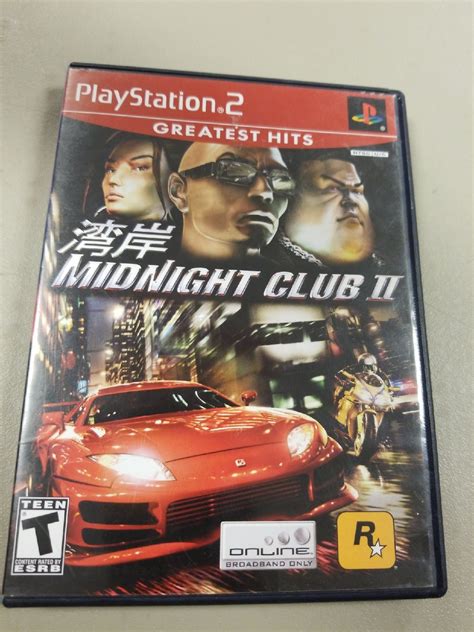 Midnight Club II For Sony PS2. Comes with case and manual. | Midnight club, Sony, Club