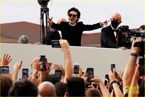 The Photos of Timothee Chalamet's Entrance at the Venice Film Festival ...