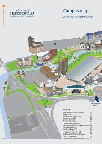 University Of Huddersfield Campus Map - Draw A Topographic Map