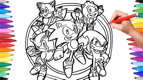 Sonic Word Coloring Pages - Tripafethna