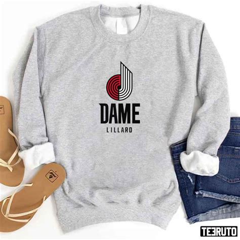 Dame Lillard Logo Portand Damian Lillard Unisex Sweatshirt - Teeruto